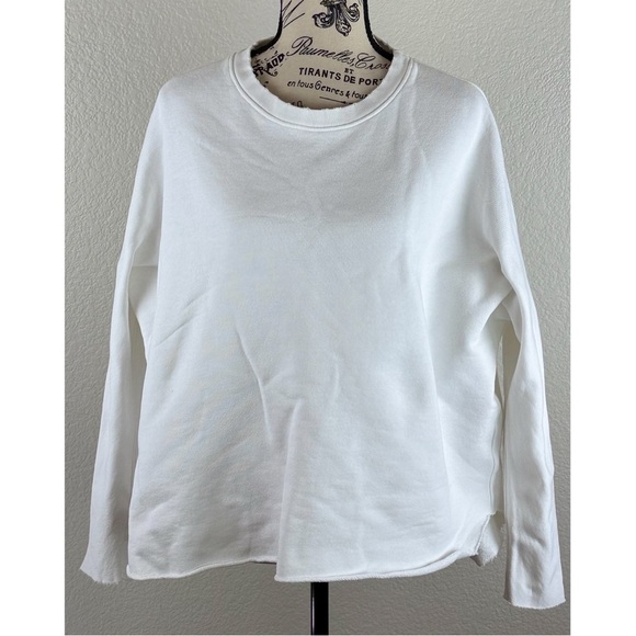 Frank & Eileen Tops - Frank & Eileen Tee Lab White 100% Cotton Crewneck Sweatshirt, size XS